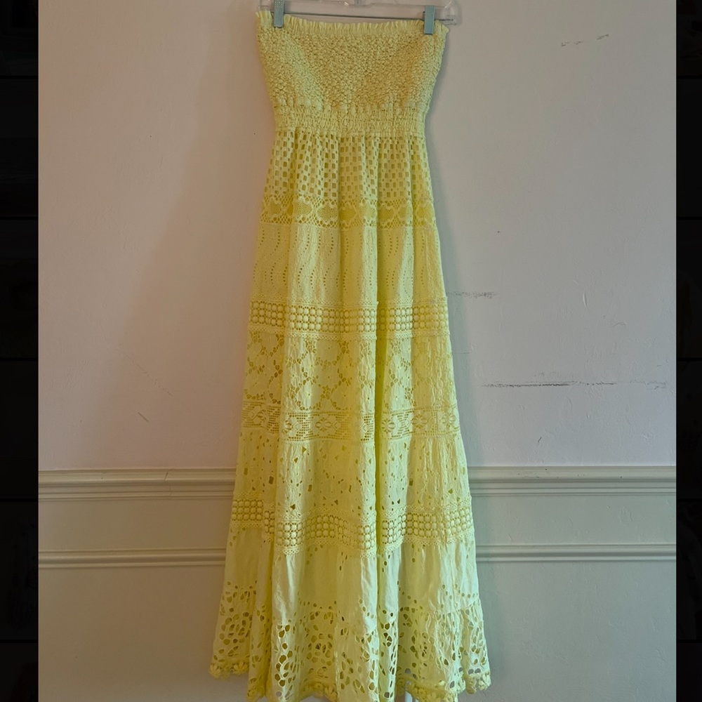 Yellow Temptation Positano Belem maxi dress